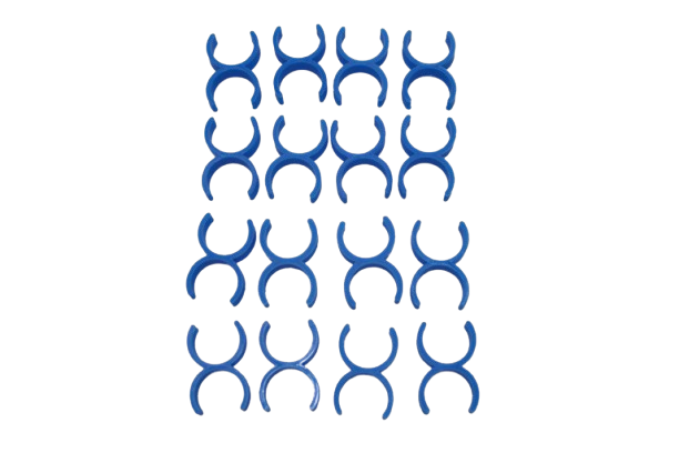 16 Hose clips used to tie hoses together