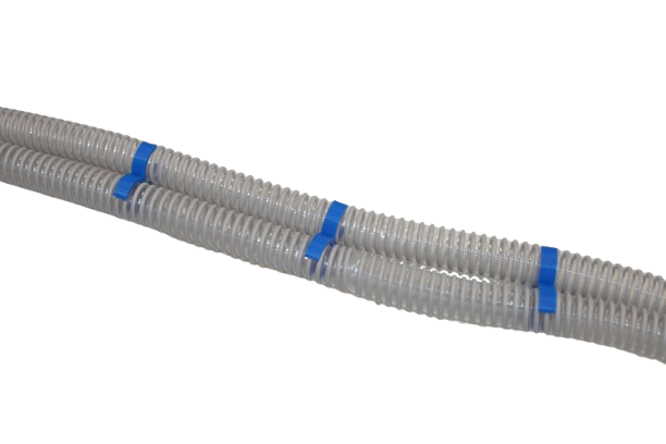 Hose clips used to tie hoses together