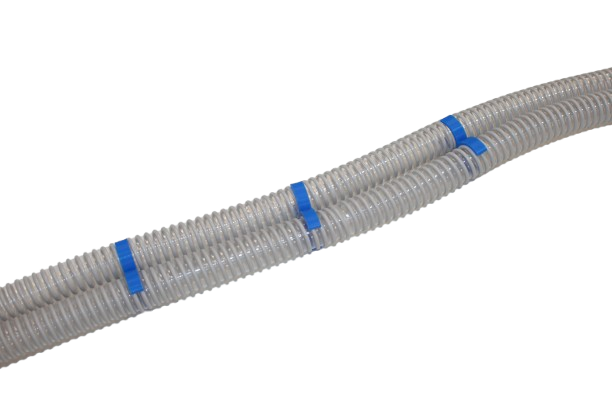 Hose clips used to tie hoses together