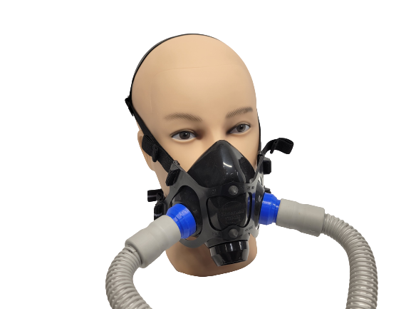 EWOT Mask - Premium Silicon, Dual-Hose, High-Flow