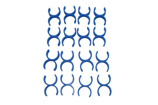 16 Hose clips used to tie hoses together